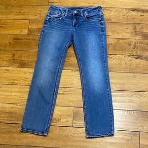 Silver Jeans Women's Straight Leg in Deep Blue